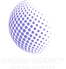 Equipo de Grow! Agency trabajando en estrategias de marketing digital, diseño gráfico y desarrollo web para potenciar negocios.